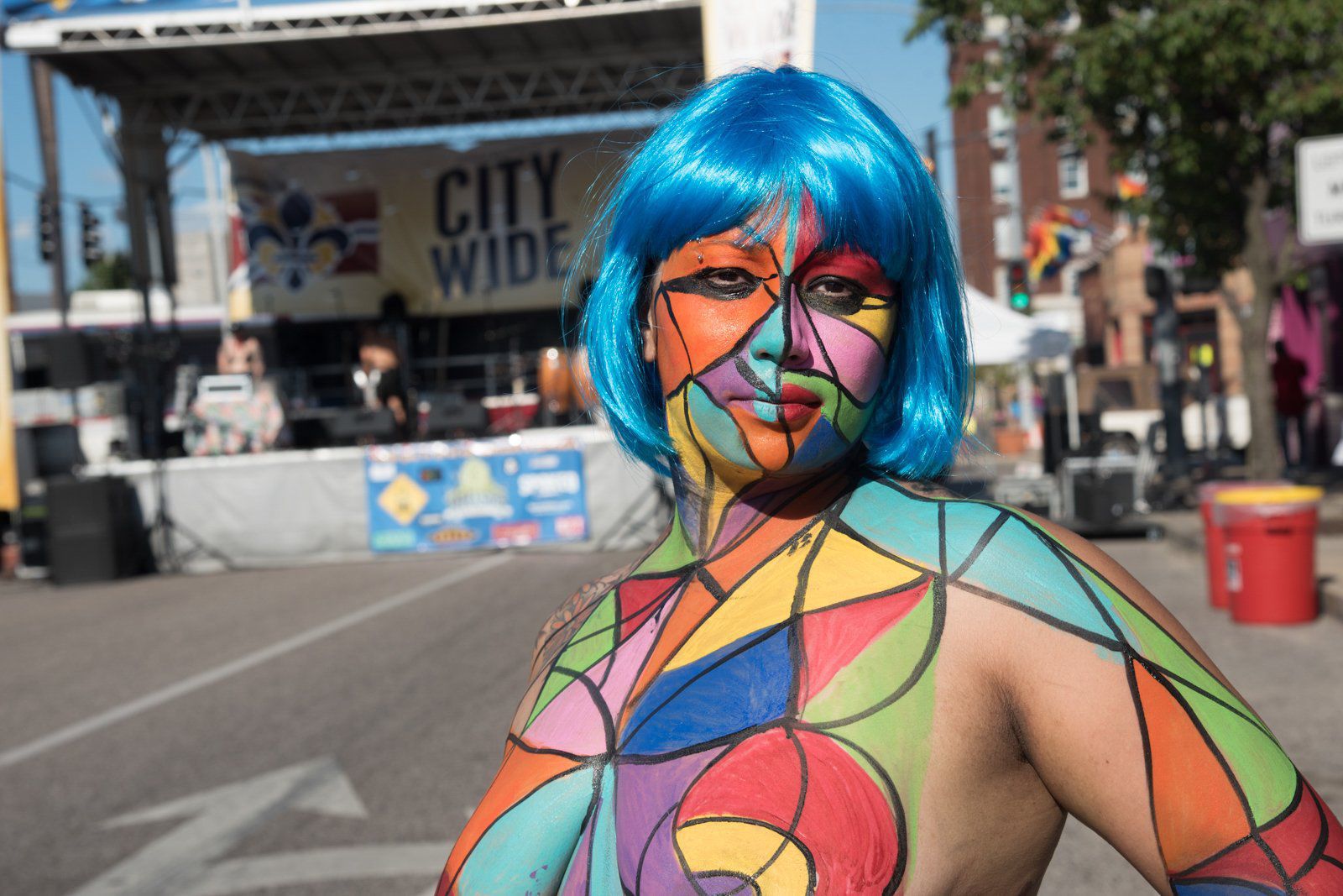 2017 World Naked Bike Ride in St. Louis